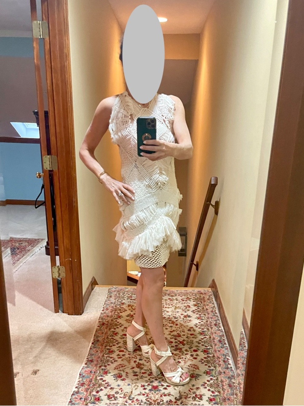Ohne Titel Cream Macramé Mini Dress - Picture 8 of 10